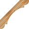 Ekena Millwork 4"W x 36"D x 36"H Olympic Rough Sawn Knee Brace, Western Red Cedar BRC04X36X36OLY00RWR - alternate 4